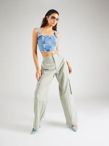 Tommy Jeans Wide leg Παντελόνι cargo 'Claire' σε πράσινο