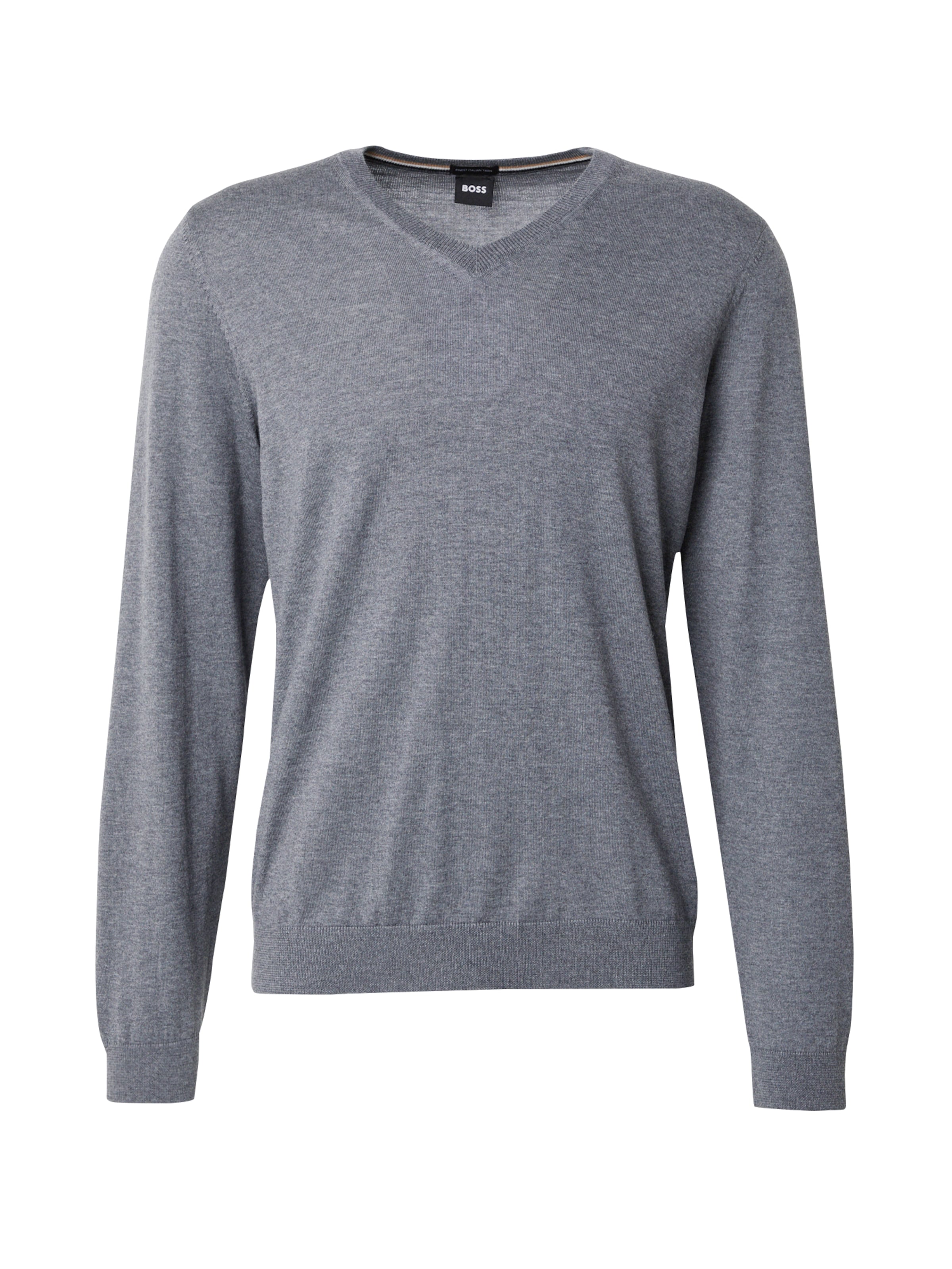 BOSS - Pullover 'Melba' em cinzento: frente