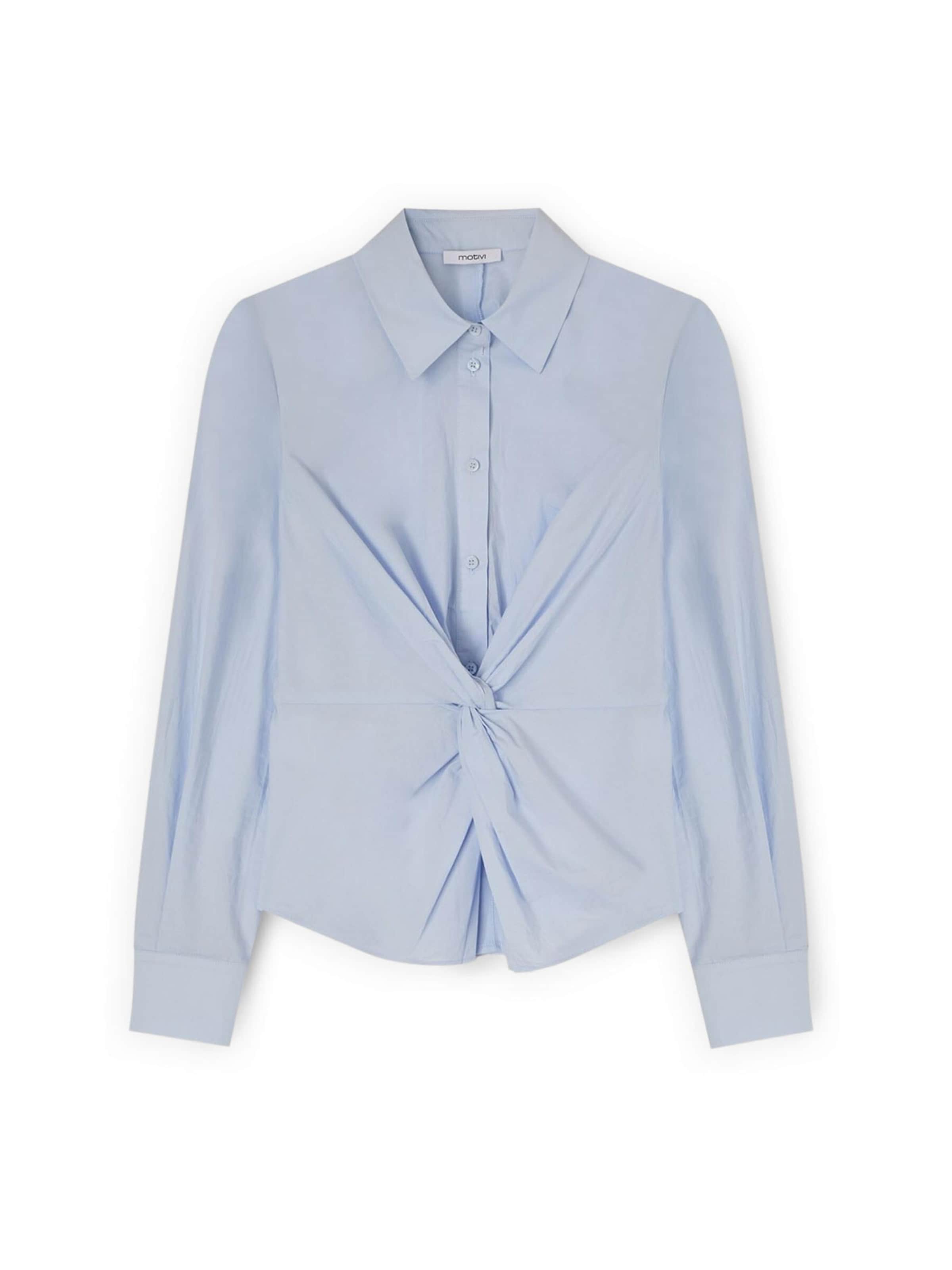 MOTIVI Shirt in Blauw: voorkant