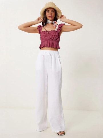 Pantalon 'Hose' Happiness İstanbul en blanc : devant