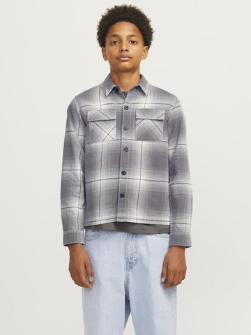 Fit confort Chemise Jack & Jones Junior en gris : devant