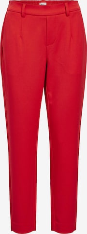 Effilé Pantalon 'Lisa' OBJECT en rouge : devant
