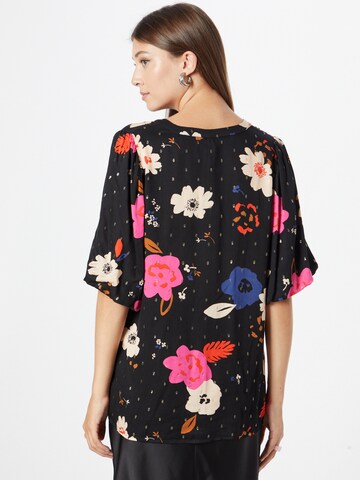 CULTURE - Blusa 'Vita' en negro