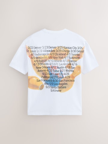 T-Shirt Next en blanc