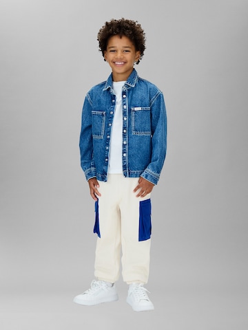 Calvin Klein Jeans Regular Broek in Blauw