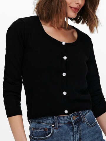 JDY Knit Cardigan in Black