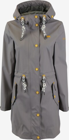 Schmuddelwedda Raincoat in Grey: front