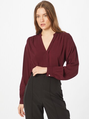 Q/S by s.Oliver Blouse in Rood: voorkant