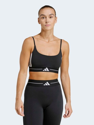 Bustier Soutien-gorge de sport 'HYG' ADIDAS PERFORMANCE en noir : devant
