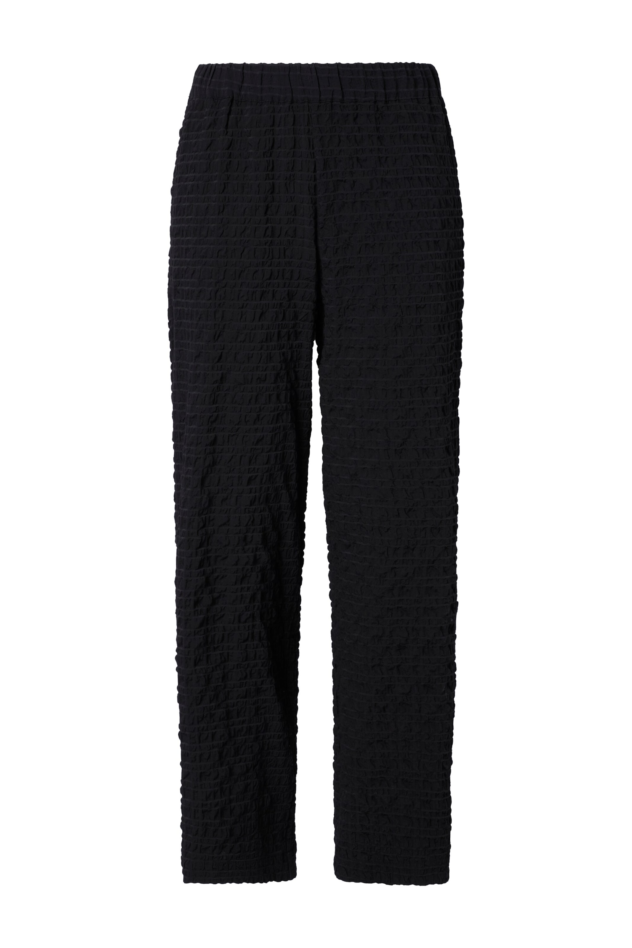 Ulla Popken Regular Hose in Schwarz: Vorderseite