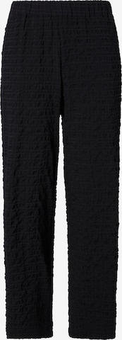 Ulla Popken Regular Trousers in Black: front