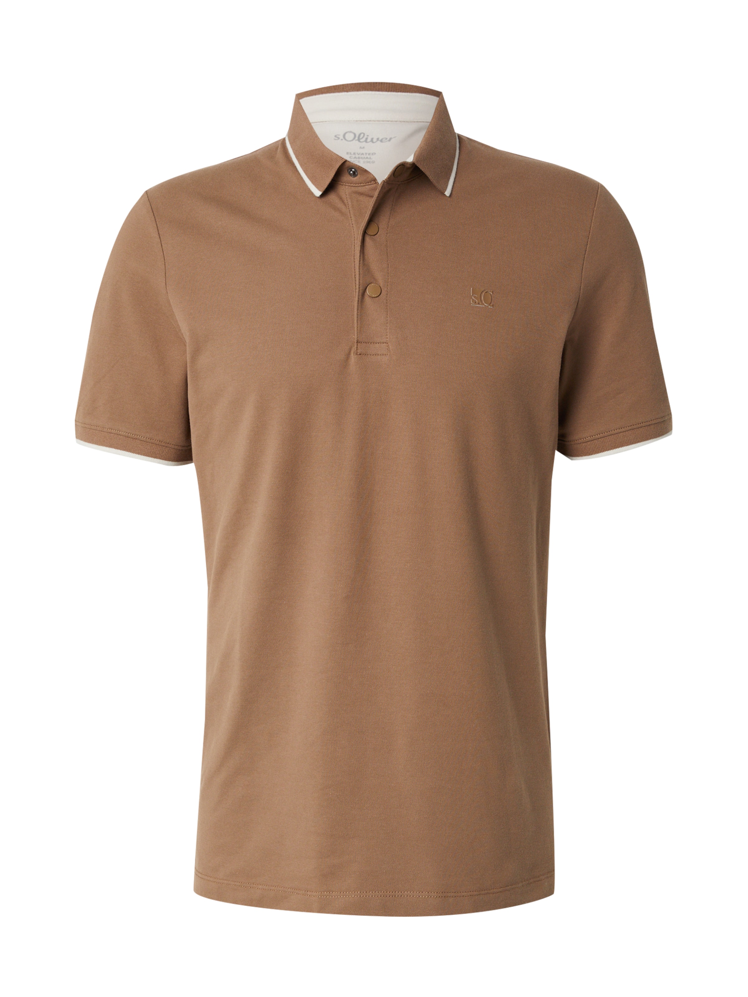 Maglietta di s.Oliver in marrone: frontale