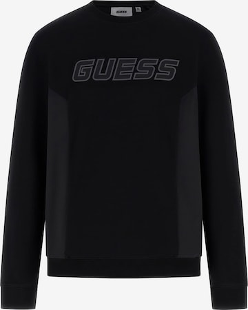 GUESS Sweatshirt in Black: front