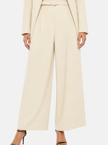 IMPERIAL Wide leg Broek in Beige