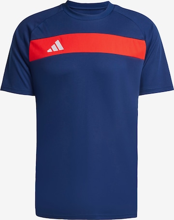 T-Shirt fonctionnel 'Tiro 25 Essentials' ADIDAS PERFORMANCE en bleu : devant