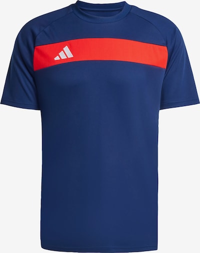 ADIDAS PERFORMANCE Tehnička sportska majica 'Tiro 25 Essentials' u tamno plava / crvena / bijela, Pregled proizvoda