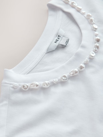 Next T-shirt i vit
