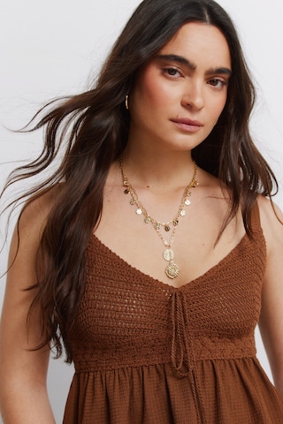 Tops en tricot Springfield en marron