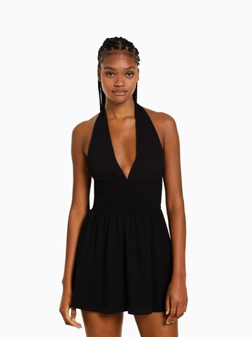 Bershka Summer Dress in Black: front