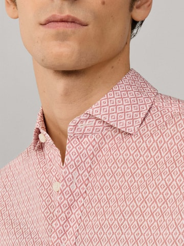 Hackett London Regular fit Button Up Shirt 'Clay' in Pink