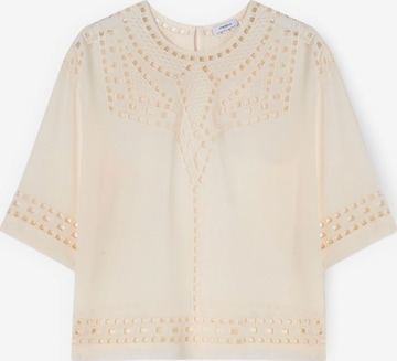 MOTIVI Blouse in Beige: front