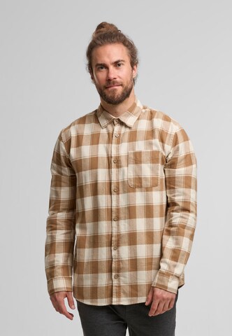 INDICODE JEANS Regular fit Button Up Shirt in Orange