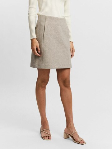 VERO MODA Юбка 'VMFORTUNALLISON' в Бежевый: спереди