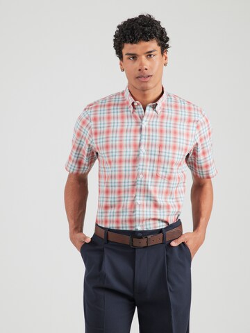 LERROS Slim fit Overhemd in Rood: voorkant