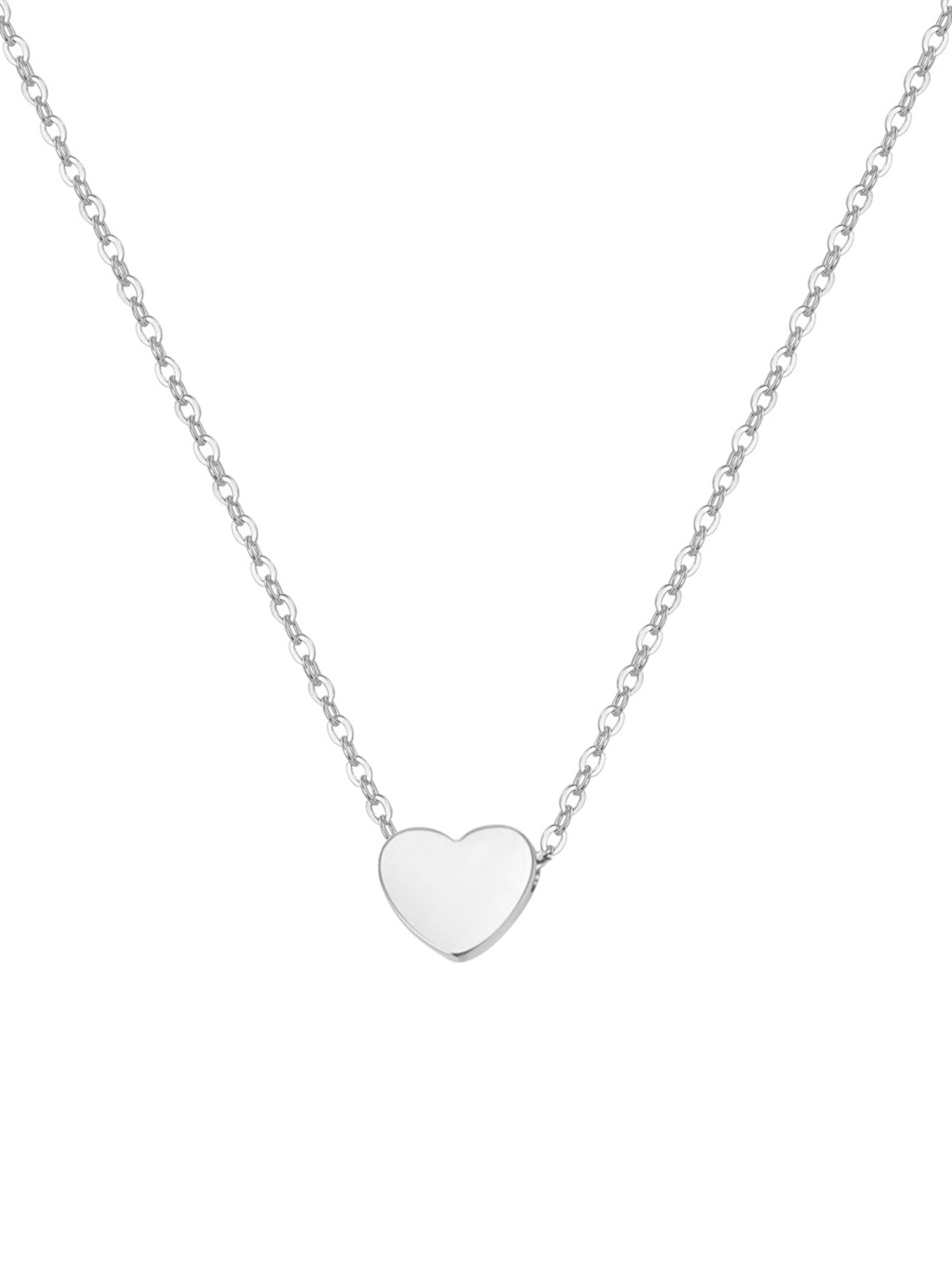 Hey Happiness Kette 'Herz'‌‌‌‌‌ in Silber
