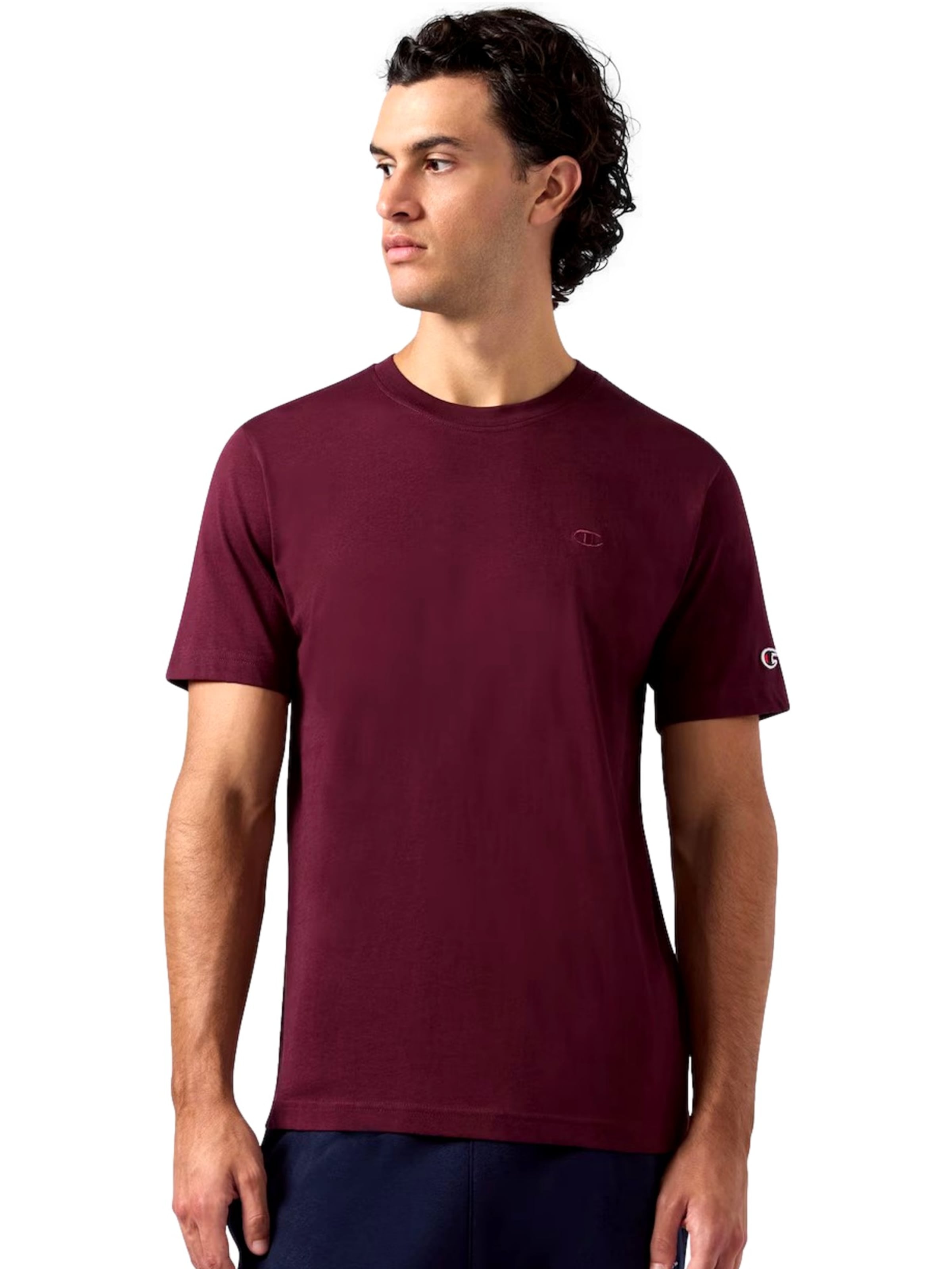 Champion Authentic Athletic Apparel Shirt in Rood: voorkant