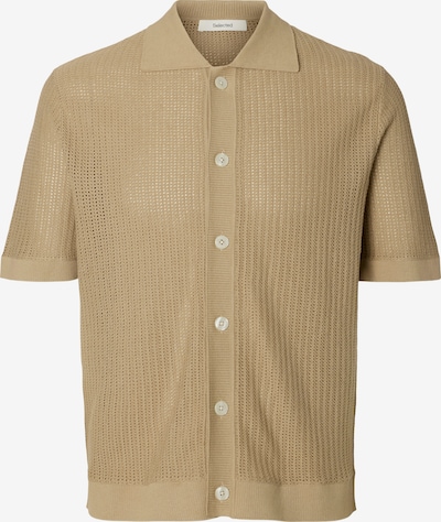 SELECTED Neuletakki 'SLHSHANE' koossa XL värissä tummabeige, Tuotenäkymä