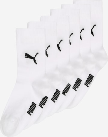 PUMA Socks in White: front