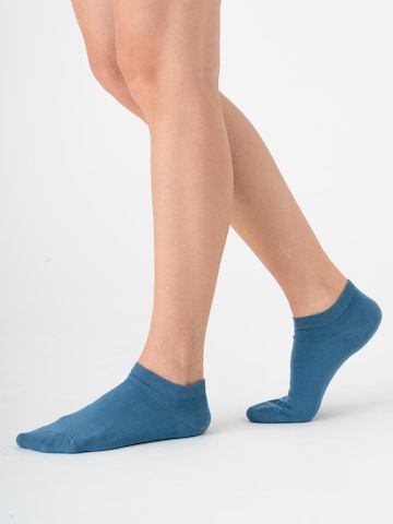 Albero Natur Ankle Socks in Blue