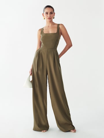 BWLDR Jumpsuit 'CHERIE' i grøn: forside