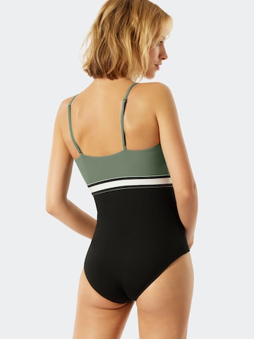 Bustier Maillot de bain 'Californian Dream' SCHIESSER en vert