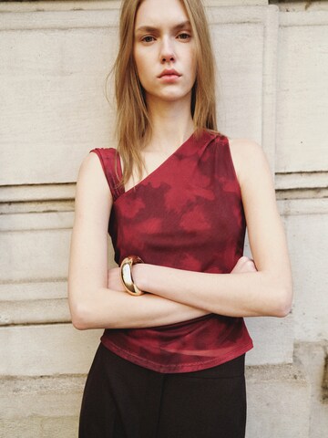 MANGO Top 'MARA' in Red: front
