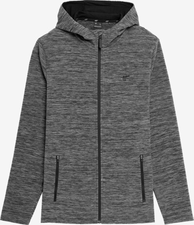 4F Athletic fleece jacket 'Polar M121' in mottled grey / Black, Item view