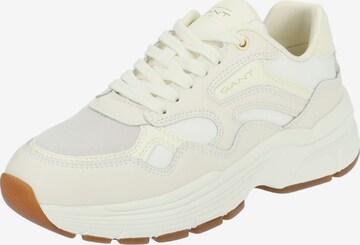 Baskets basses GANT en blanc : devant