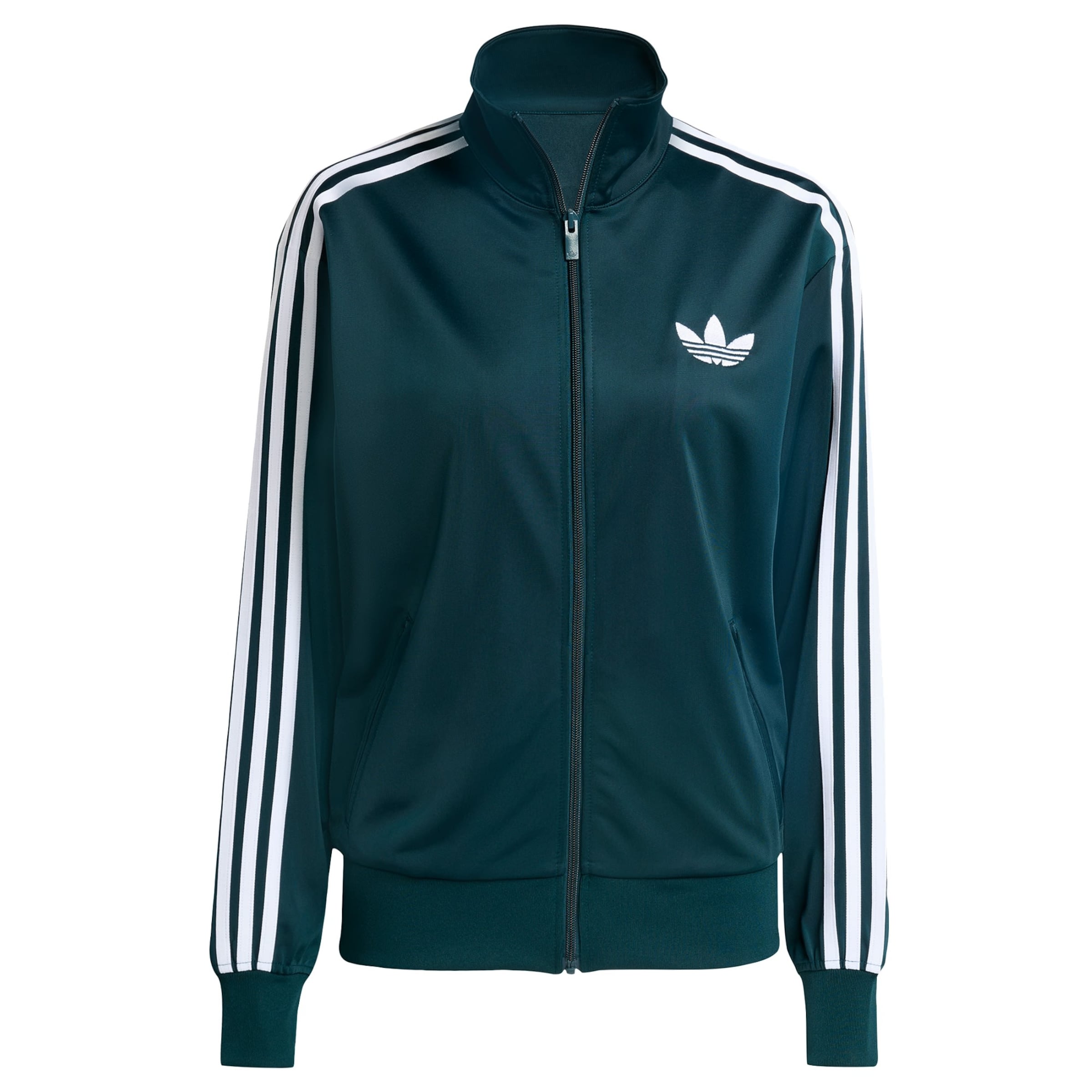 Veste de survêtement 'Adicolor Classic Firebird' ADIDAS ORIGINALS en vert : devant