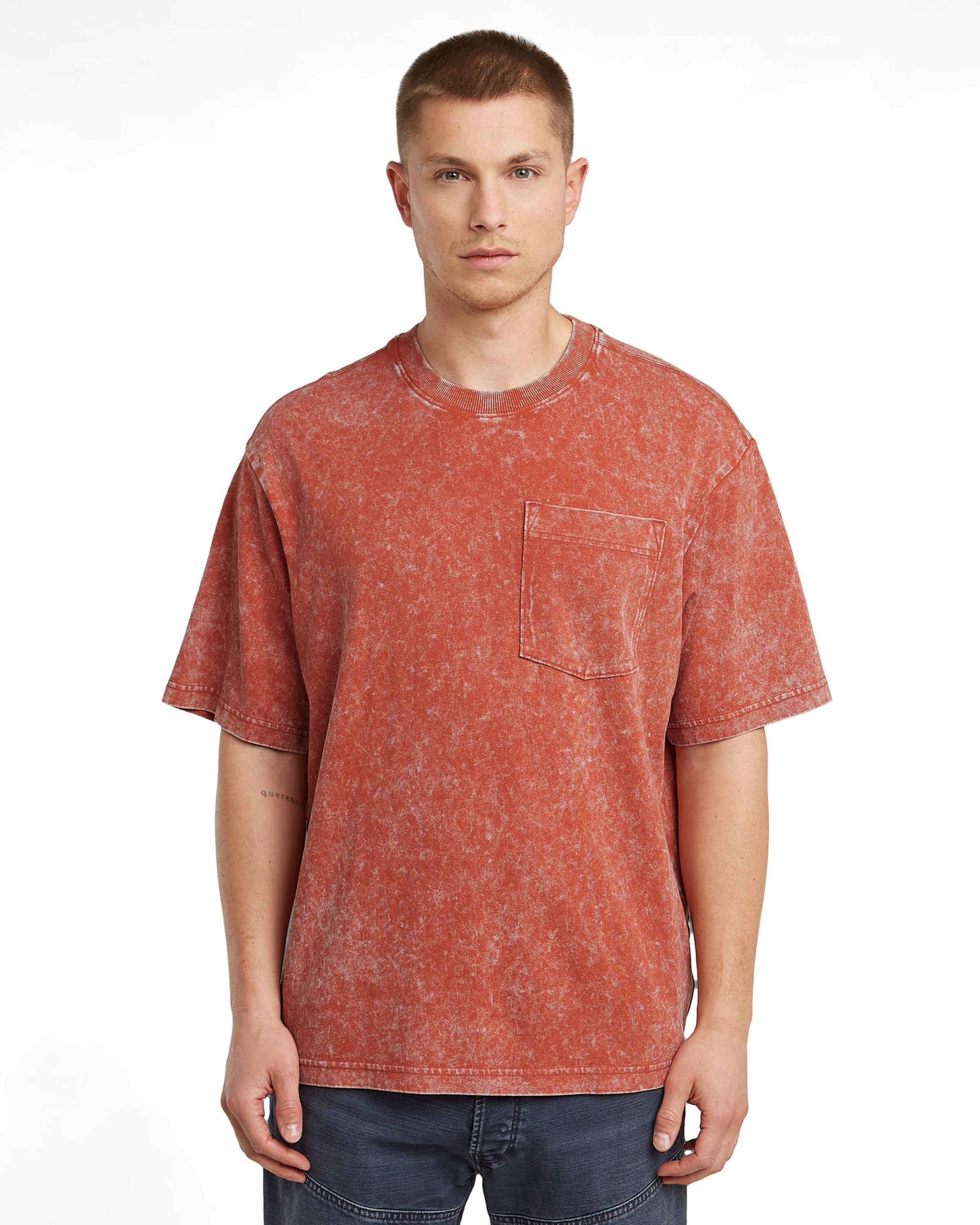 G-STAR Shirt in Rood: voorkant