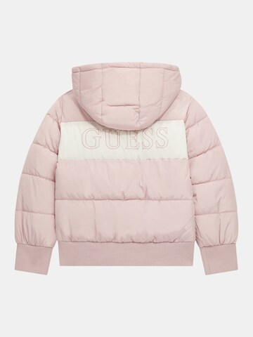 GUESS Демисезонная куртка в Ярко-розовый