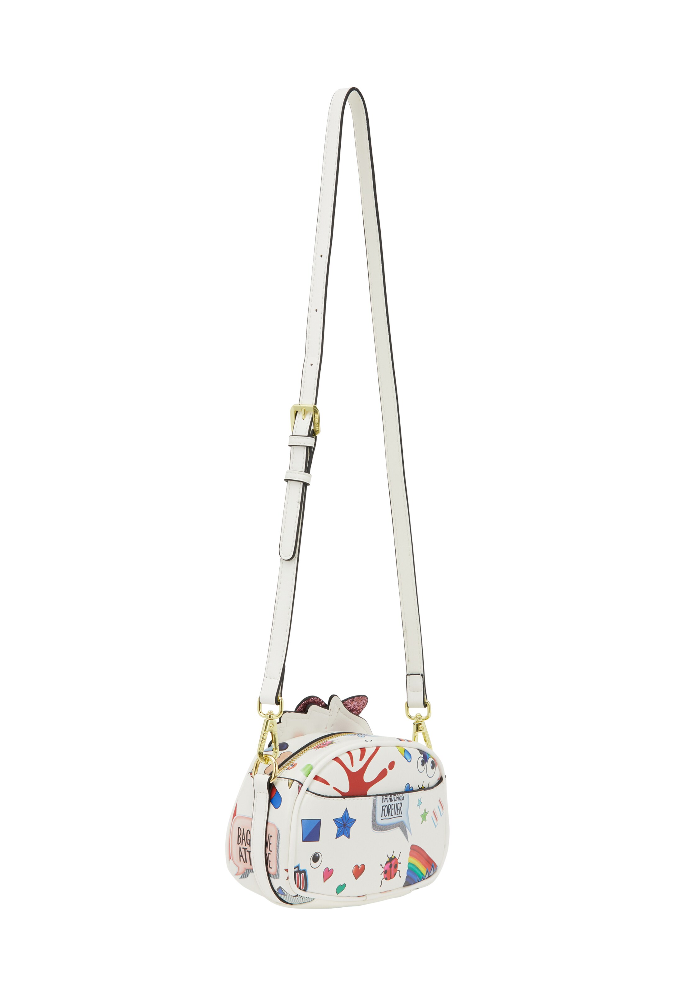 MYMO Handtas 'Pop Eyetheme' in Wit