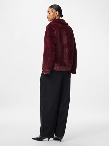 Veste mi-saison PIECES en rouge