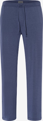Hanro Regular Sweatpants ' Casuals ' in Blau: predná strana