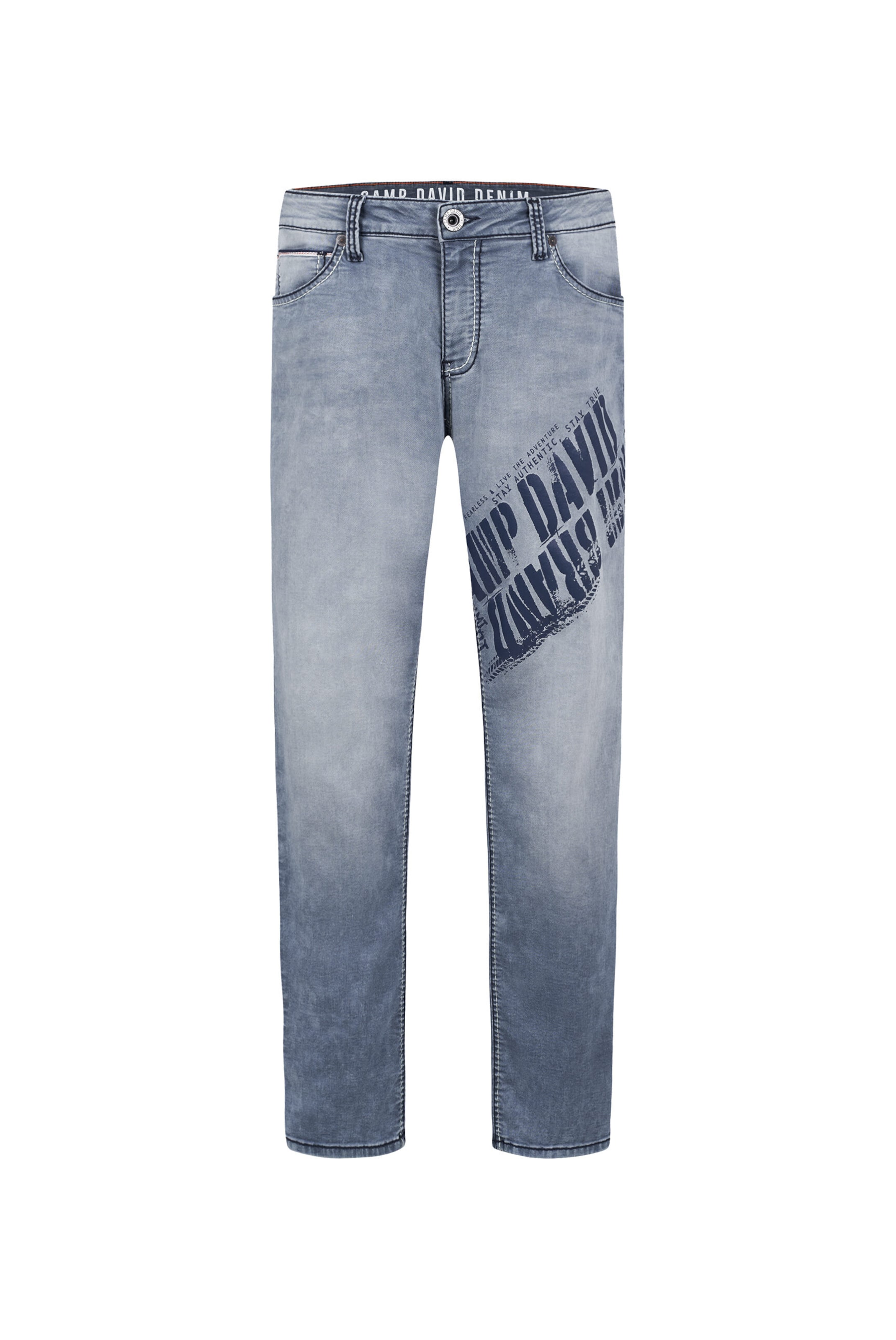 CAMP DAVID Regular Jeans in Blue: front