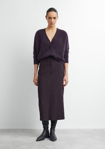 COMMA Skirt in Purple: front