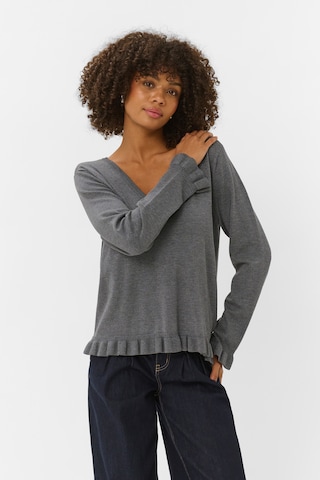 CULTURE - Jersey 'Clare Annemarie' en gris: frente