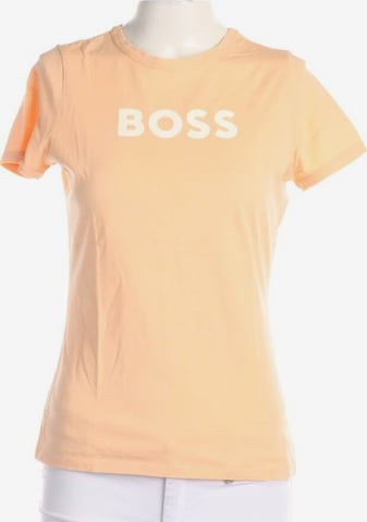 BOSS Black Top & Shirt in S in Orange: front