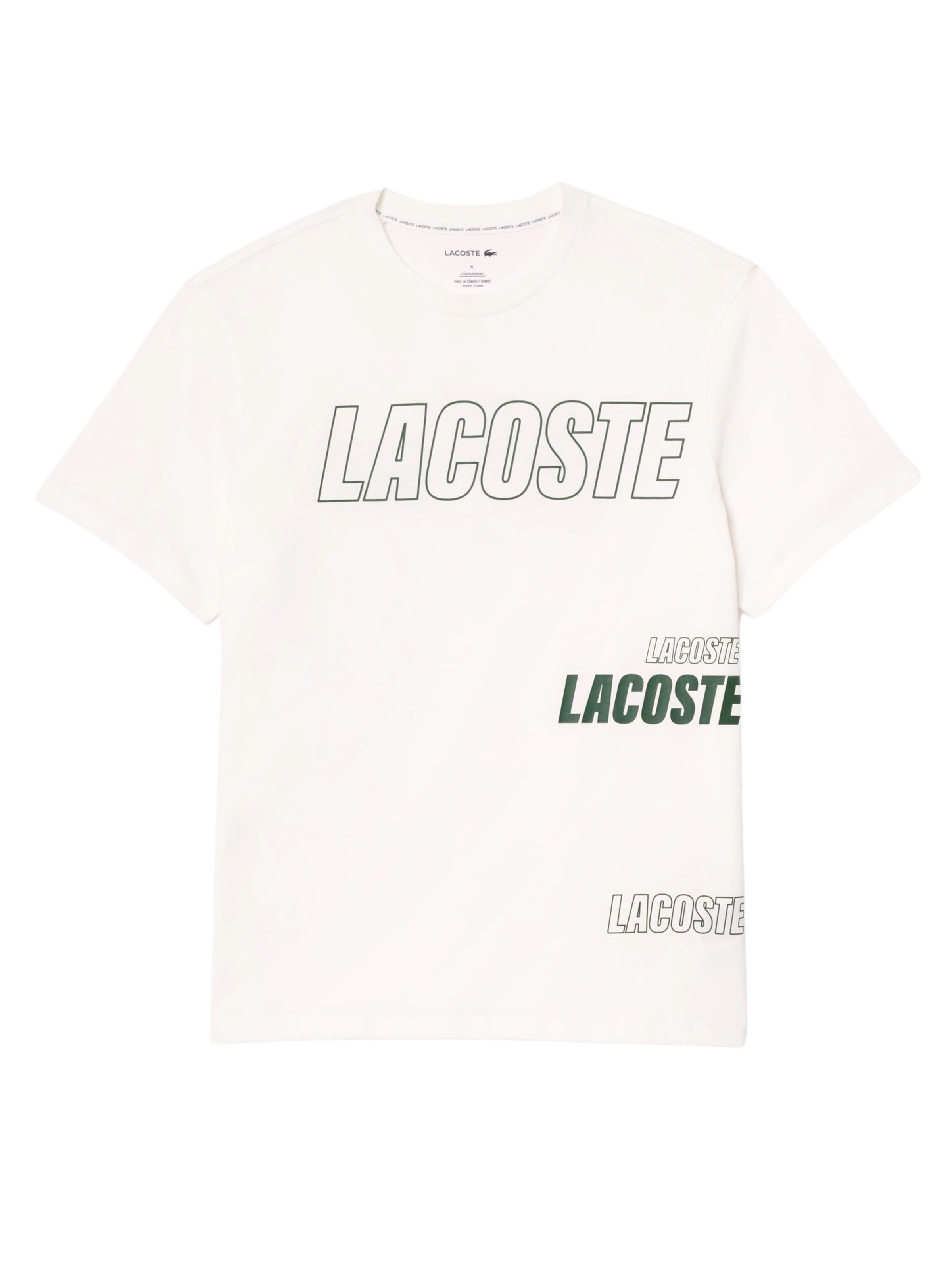 LACOSTE Футболка в Белый: спереди