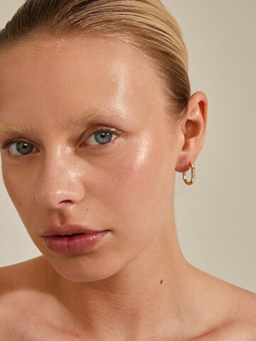 Pilgrim Обеци 'Star' в злато